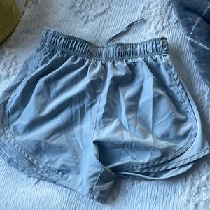 Grey Nike tempo shorts